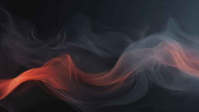 abstract smoke flow video animation, 4K seamless looping intro video background