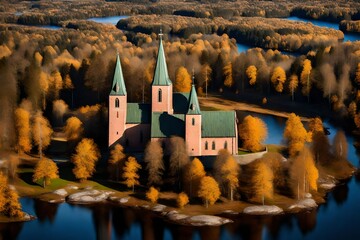 Church of XV century near Stockholm, Sweden
