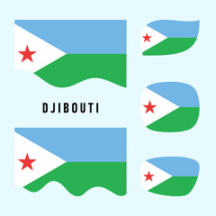 Flag of Djibouti 