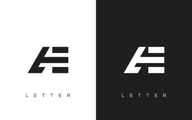 AE Letter Logo Design. Creative Modern AE logo icon vector Illustration.