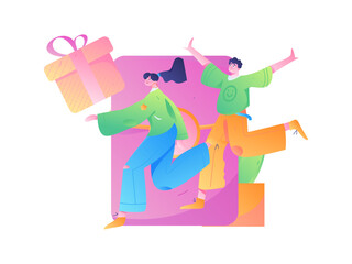 Internet financial management investment flat vector concept operation hand drawn illustration
