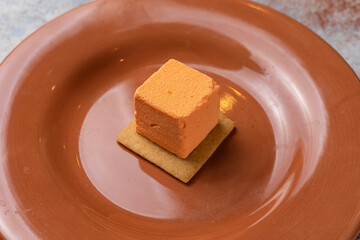 Delicious desserts in the cafe