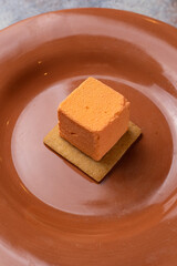 Delicious desserts in the cafe