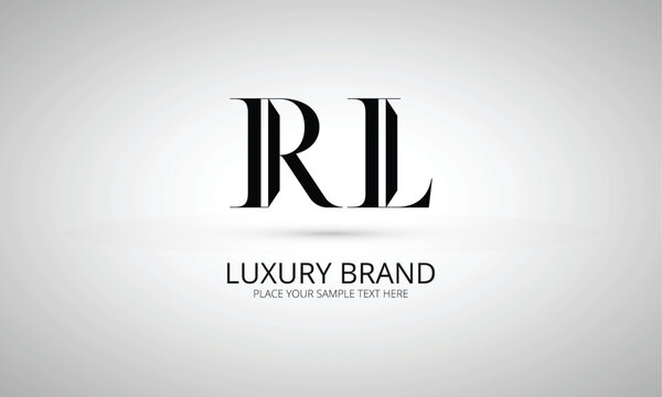 RL R rl initial logo | initial based abstract modern minimal creative logo, vector template image. luxury logotype logo, real estate homie logo. typography logo. initials logo