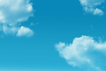 blue sky with clouds