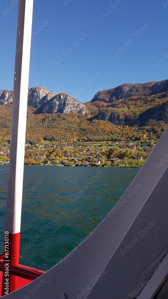 Wall mural lac d'annecy