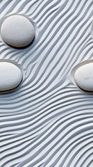 Abstract white waves texture. Zebra patterns in white as background. Beautifully shaped white stone.