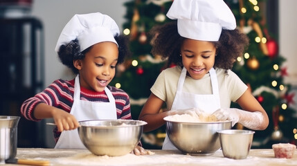 Sweet Moments: Young Chefs Mixing Up Cookie Magic
In a cozy kitchen, two young chefs are hard at work, blending ingredients and crafting delightful cookies.