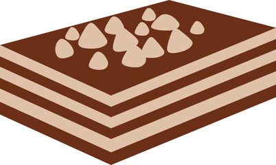 Chocolate wafer illustration