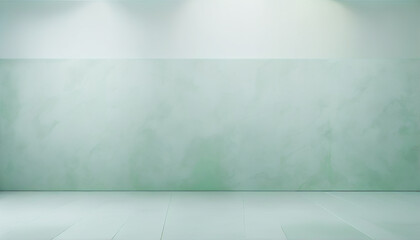 light and shadow room mock ups - light green wall