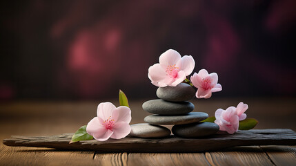 pyramid or tower of stones on the river bank, zen, harmony, chedo, water, rocks, lake, spa, relaxation, nature, tranquility, beauty, balance, landscape, minerals, shape, structure, religious, flower