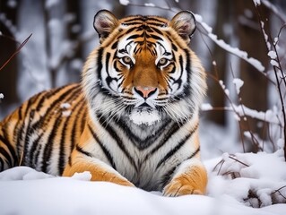 Tiger in the wild