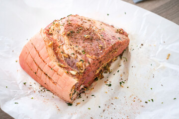 Schweinsbraten vom Grill