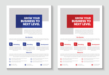 Corporate business multipurpose flyer design template