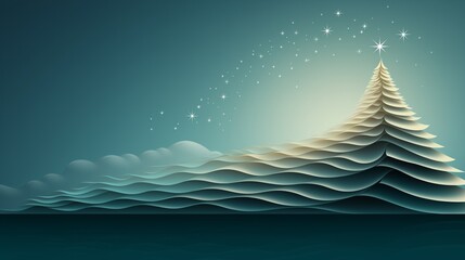 christmas tree Clean Free Empty Base Layout blank for a holiday card of the website poster screen wallpaper, new, new year, christmas, gift, simple, isolated, clean