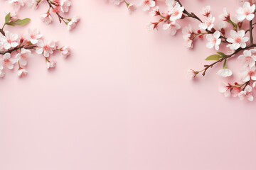 Fototapeta premium pink cherry blossom