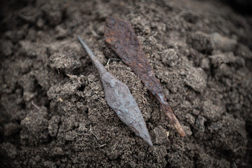 The arrowhead of the Velbar culture, approximately 1-3 century AD.
