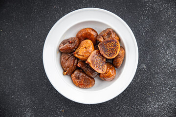 fig dried fruit smoked food eating cooking appetizer meal snack on the table copy space food background rustic top view
