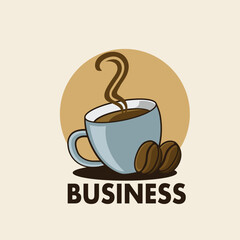 Coffee logo vector illustration design template