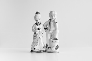 Handmade porcelain figurines.