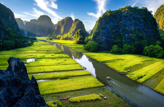 World natural heritage, Trang An, Ninh Binh