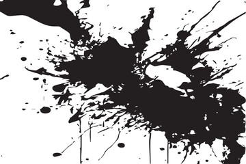 vector illustration of black abstract texture on white background, black and white texture