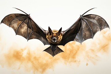 bat and bats - obrazy, fototapety, plakaty
