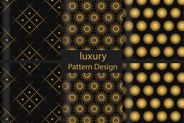 shape golden pattern vector background