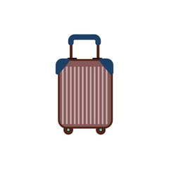 travel bag vector type icon