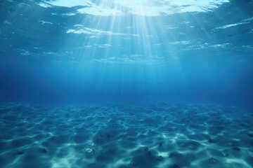 Fototapeta premium Underwater view of the ocean