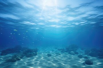 Underwater view of the ocean