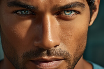 Obraz premium Close-up portrait of handsome man