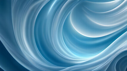 Fototapeta premium Beautiful, rotating, silky, semi transparent sky blue background of misty rain