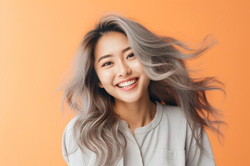 Fototapeta premium portrait of a happy woman