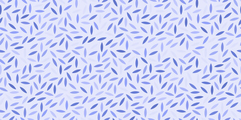 Simple rice grain seamless pattern blue background