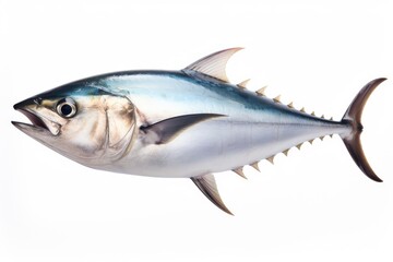 Fototapeta premium Albacore Thunnus alalunga fish isolated on white background