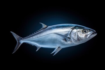 Fototapeta premium Bluefish Pomatomus saltatrix fish isolated on white background