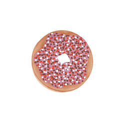 donut isolated on white