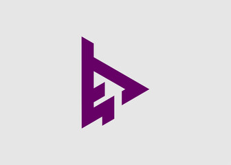 Logo bt letter company name