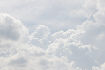 white cloud background and texture. grey sky background.