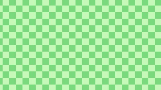 シンプルな市松模様背景 03(緑)
