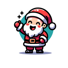 illustration of cute santa claus