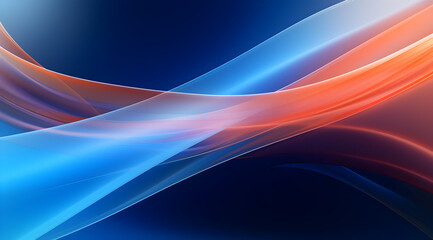 Abstract background with dynamic wavy lines on a dark background. Futuristic technology wallpaper.
