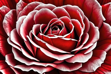 Close-up of a red rose. Delve into the timeless elegance of nature with a close-up of a red rose. 