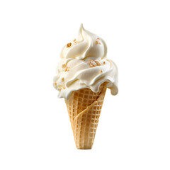 Ice cream on transparent background