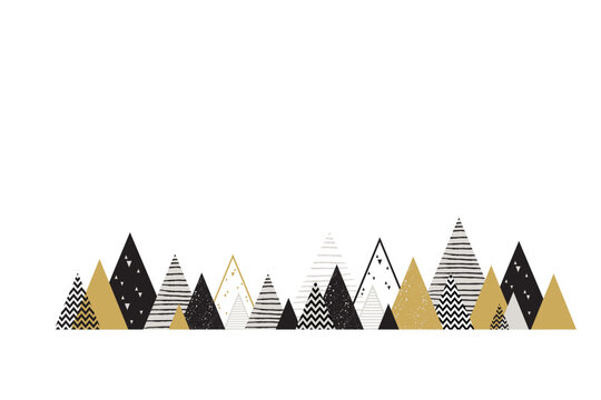 Christmas winter landscape background. Abstract Vector