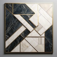 marble board panel pattern with white panel