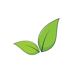 Leaf. Leaf icon. Leaf icon vector design illustration. Leaf symbol. Leaves natural. Leaf simple sign.
