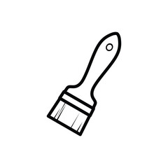PaintBrush. Paintbrush icons. Paintbrush simple sign. Paintbrush logo design. Paintbrush art symbols. Paint brush vector design illustration.