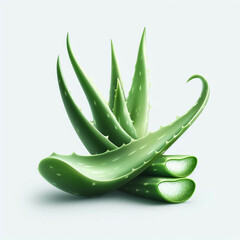 Pure Aloe Vera: Isolated, Transparent Background, PNG ai image 
